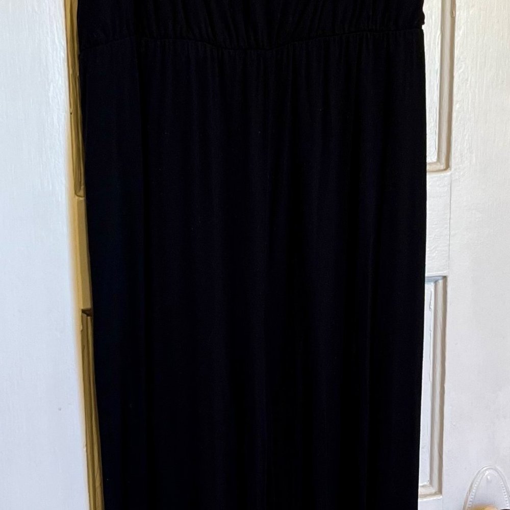 Lulu's Black Sleeveless Wide-Leg Jumpsuit - Picture 5 of 14